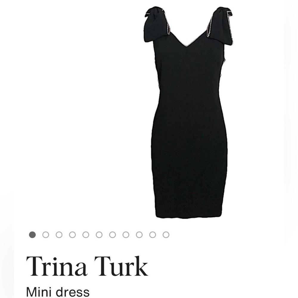 Trina Turk Classic Black Mini Dress